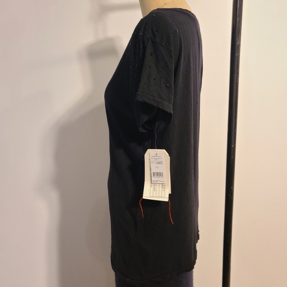 Current/Elliott black destroyed crewneck  NWT - Picture 5 of 9